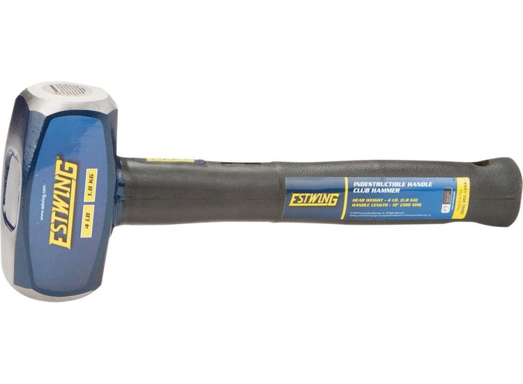 Draper 31322 Estwing Indestructible Shaft Club Hammer, 1.8kg/4lb, 300mm