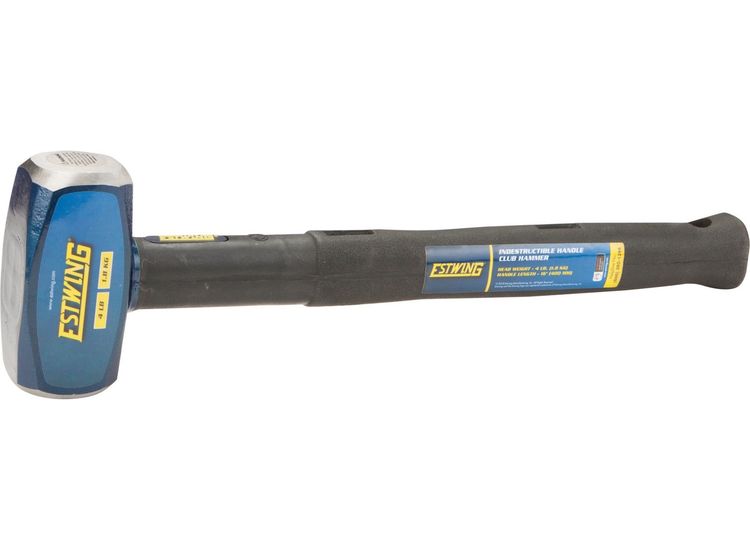 Draper 31326 Estwing Indestructible Shaft Club Hammer, 1.8kg/4lb, 400mm