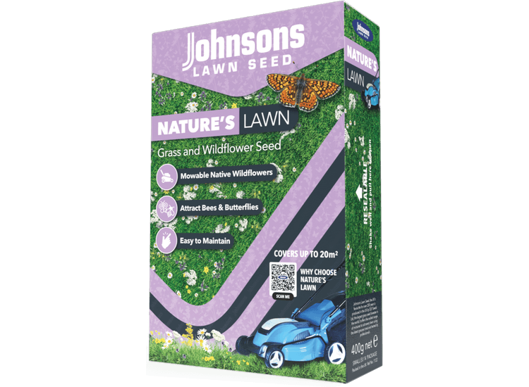 Johnsons JNAT Natures Lawn Grass Seed&amp;Wild Flowers