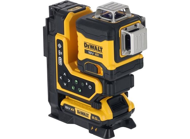 DEWALT DCLE34035D1 3x360 Remote Control Green Laser 18V 1 x 2.0Ah Li-ion