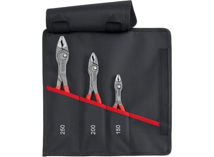 Knipex 00 19 61 V01 TwinGrip® Slip Joint Pliers Set, 3 Piece
