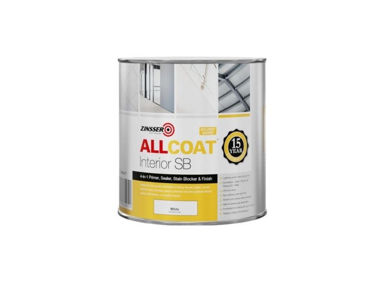 Zinsser ZN7090001D1 Allcoat White S/B Stain Killer