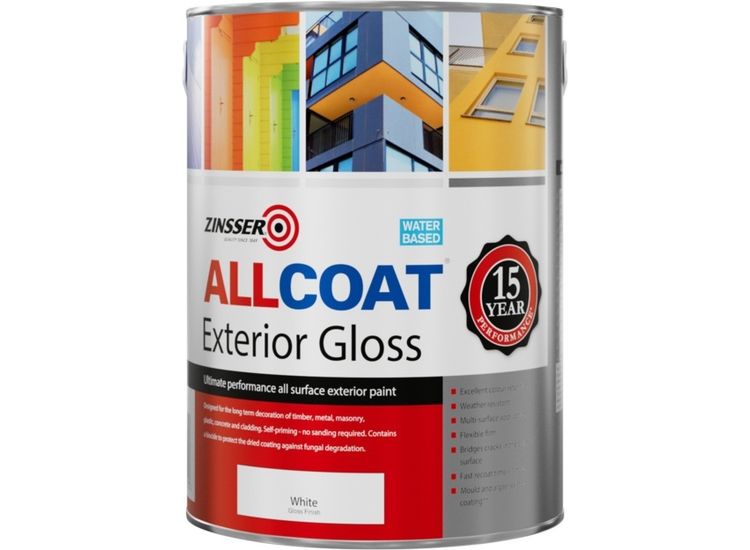 Zinsser Allcoat Exterior Wb Gloss Wht