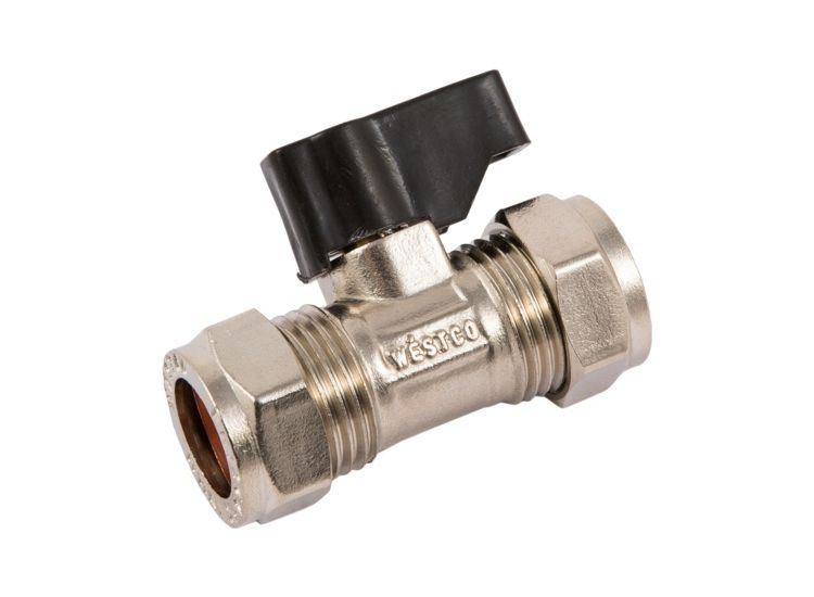 Securplumb SU9984 Handled Chrome Iso Valve