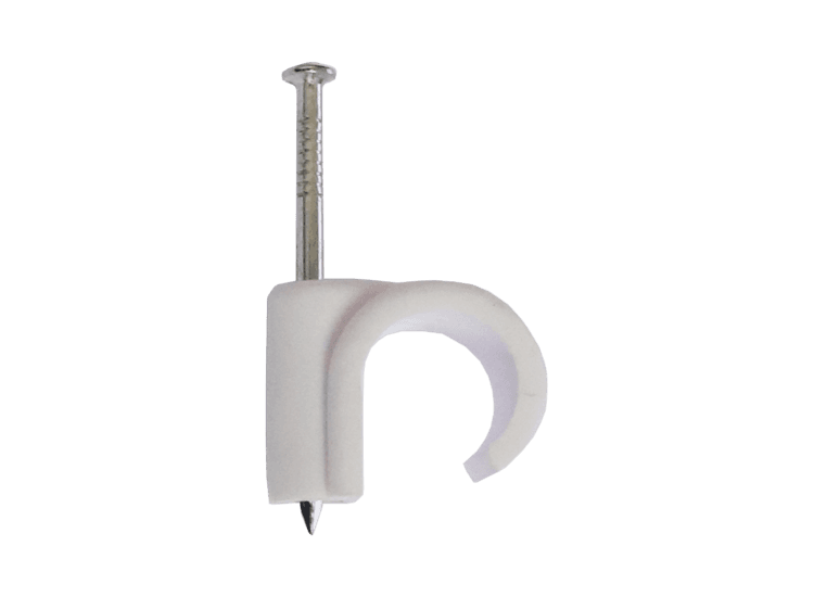 Securplumb SU9604 10mm White Nail In Pipe Clips