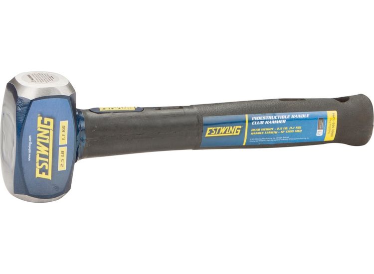 Draper 31321 Estwing Indestructible Shaft Club Hammer, 1.1kg/2.5lb, 300mm