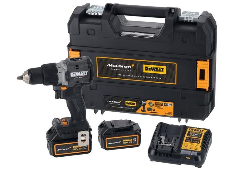 DEWALT DCD85MP2T McLaren F1 XR Brushless Combi 18V 2 x 5.0Ah Li-ion