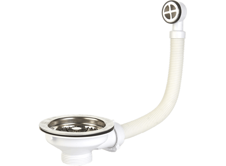 Securplumb SU8861 S/S Sink Bskt Strnr + Overfow