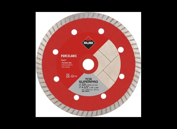 RUBI TILING TOOLS TCR115 SUPERPRO Diamond Blade 115mm