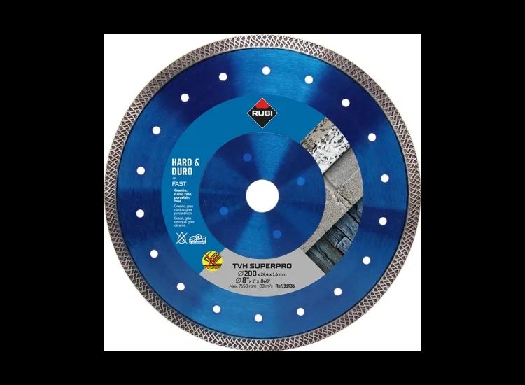 RUBI TILING TOOLS TVH SUPERPRO Diamond Blade