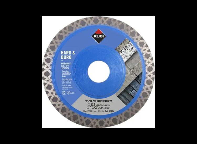 RUBI TILING TOOLS TVR Turbo Viper Diamond Blade