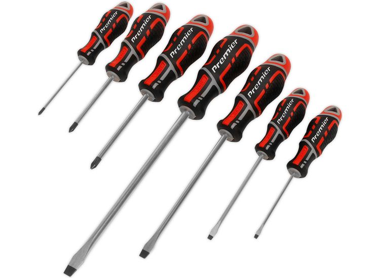 Sealey AK4321 Screwdriver Set 7pc GripMAX&amp;reg;