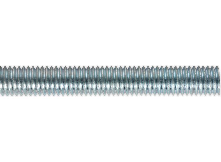 Sealey STUD6 Studding M6 x 1m Zinc DIN 975 Pack of 5