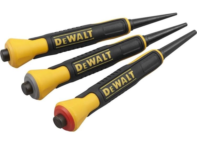 DeWALT Hand Tools Bi-Material Nail Punch Set, 3 Piece