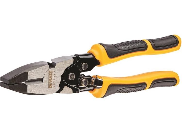 DeWALT Hand Tools Compound Action Linesman Pliers 200mm
