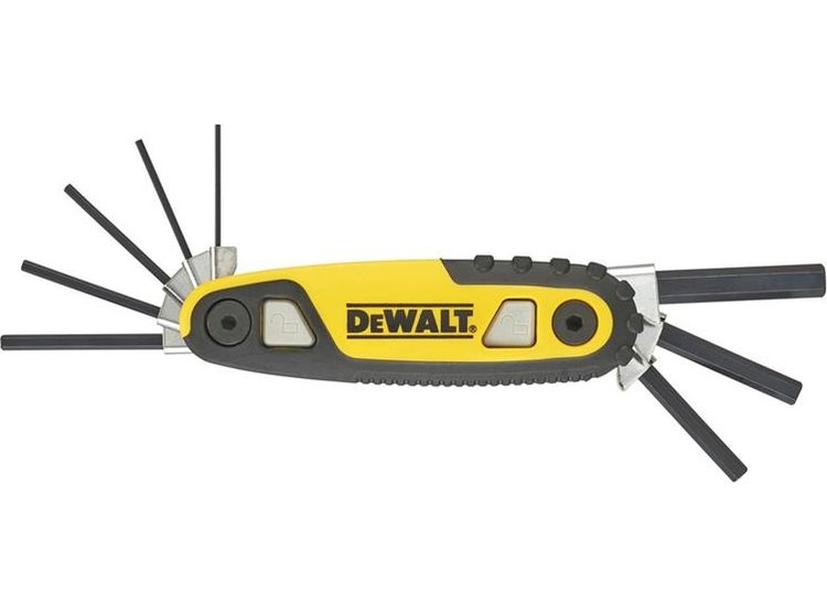 DeWALT Hand Tools Metric Folding / Locking Hex Key Set, 8 Piece