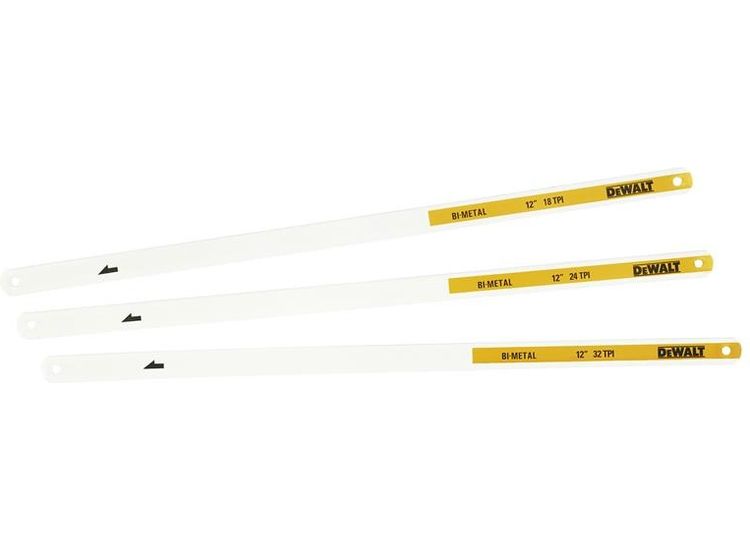 DeWALT Hand Tools Mixed Hacksaw Blade Pack, 3 Piece
