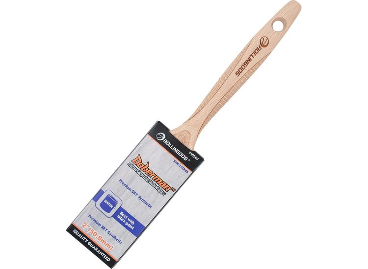 Rollingdog 08148 Doberman X1000 Series Flat Paint Brush, 2"
