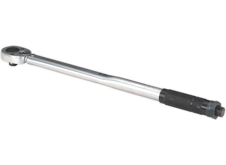 Sealey STW102 Torque Wrench Micrometer Style 1/2"Sq Drive 40-210Nm(30-155lb.ft) - Calibrated
