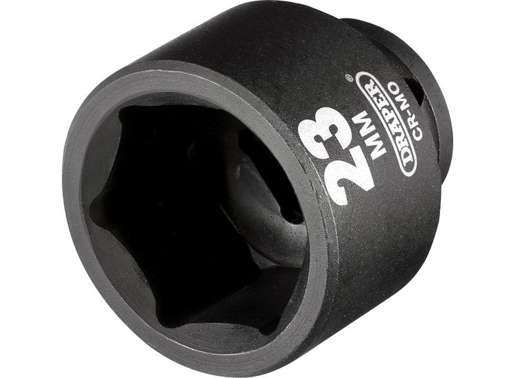 Draper 20172 Draper Hi-TORQ&amp;#174; Impact Socket, 3/8" Sq. Dr., 23mm