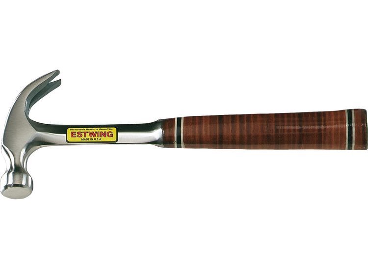 Draper 23499 Estwing E12C Curved Claw Hammer with Leather Grip, 12oz/336g