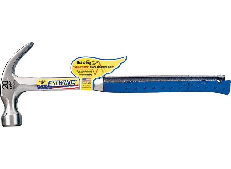 Draper 23538 Estwing E3-20C Curved Claw Hammer (International), 20oz/560g