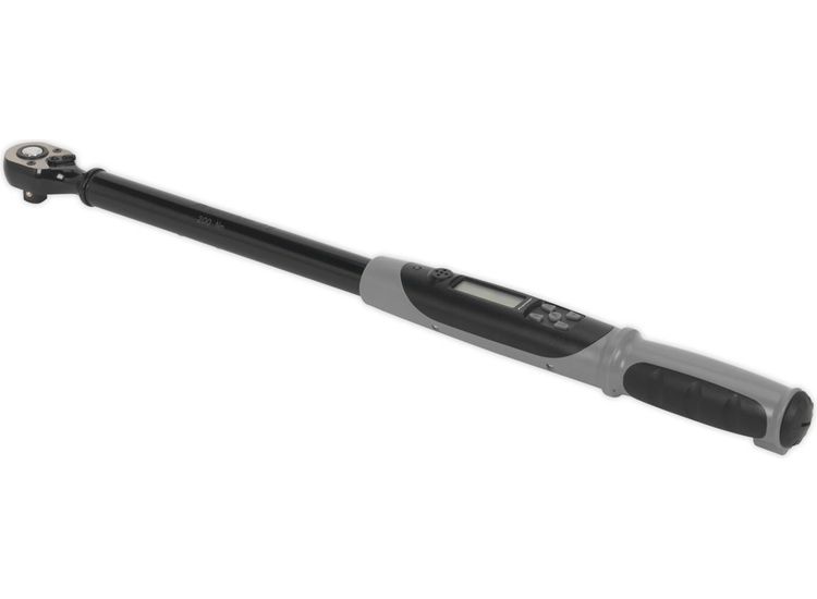 Sealey STW306B Angle Torque Wrench Digital 1/2"Sq Drive 20-200Nm(14.7-147.5lb.ft) Black Series