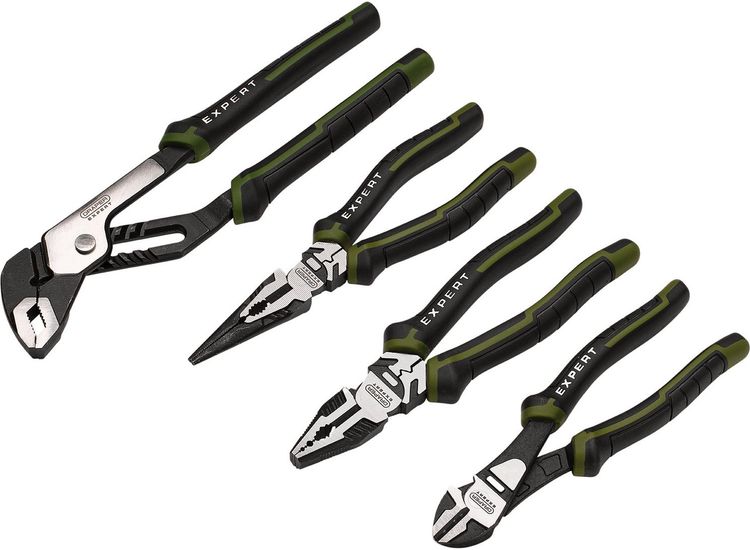 Draper 28539 Draper Expert High Leverage Pliers Set with Water Pump Pliers (4 Piece)