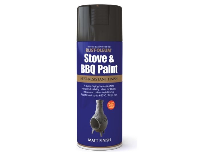 Rustoleum AE0020001E8 Stove Bbq Paint Black Matt