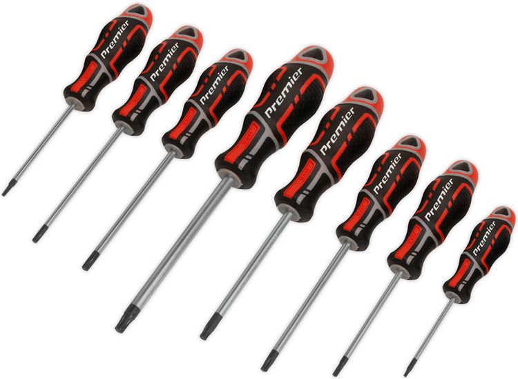 Sealey AK4323 Security TRX-Star* Screwdriver Set 8pc GripMAX&amp;reg;