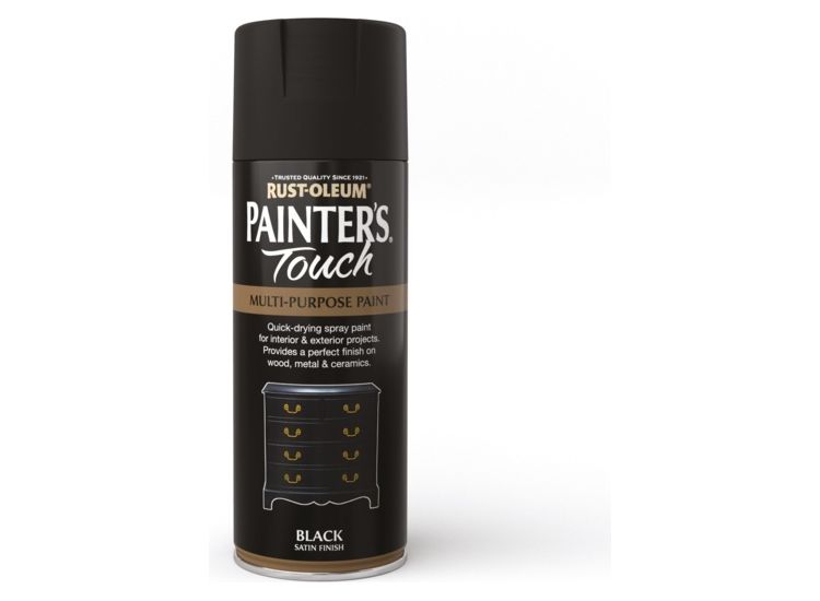 Rustoleum AE0050001E8 Painter Touch Aerosol Bk/Stn
