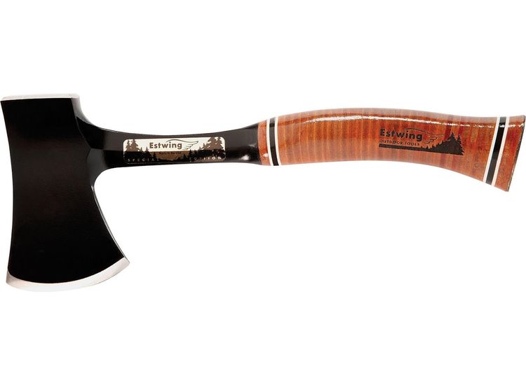 Draper 23521 Estwing E24ASEA Special Edition Sportsman's Axe with Leather Grip, 3.25"/83mm
