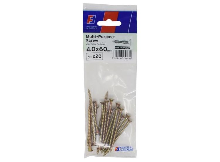 ForgeFix Multi-Purpose Screws, Pozi, CSK, ZYP, ForgePack