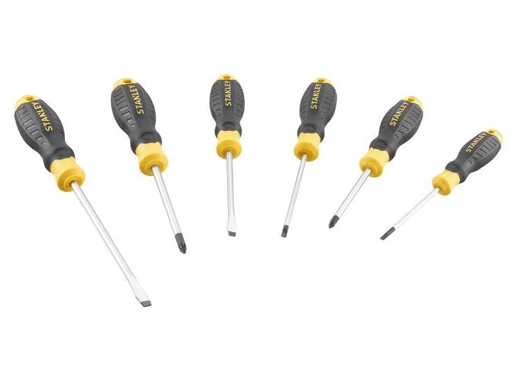 STANLEY® Hand Tools CUSHION GRIP™ Screwdriver Set, 6 Piece