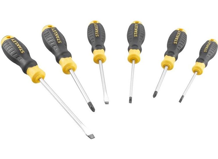 STANLEY® Hand Tools CUSHION GRIP™ Screwdriver Set, 6 Piece