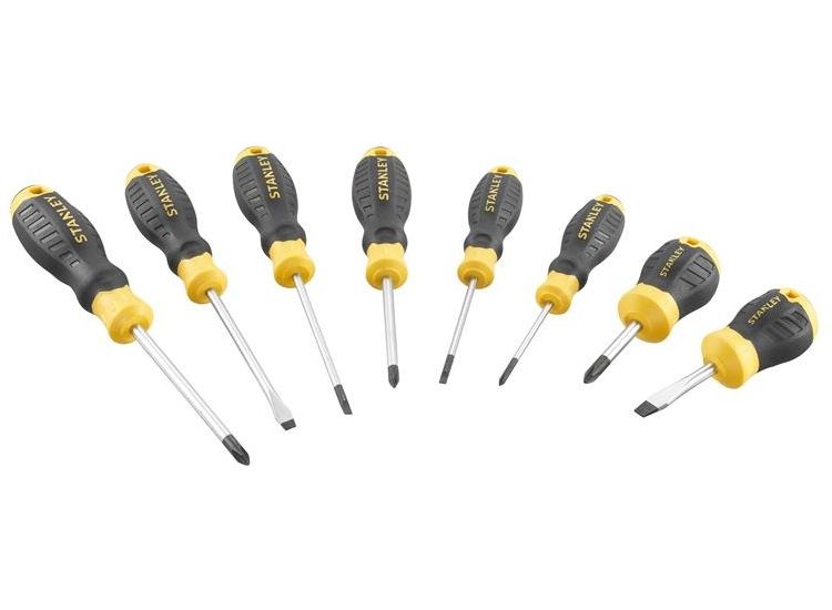 STANLEY® Hand Tools CUSHION GRIP™ Screwdriver Set, 8 Piece