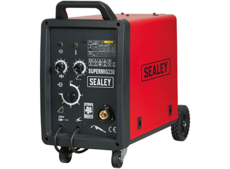 Sealey SUPERMIG230 Professional MIG Welder 230Amp 230V with Binzel&amp;reg; Euro Torch