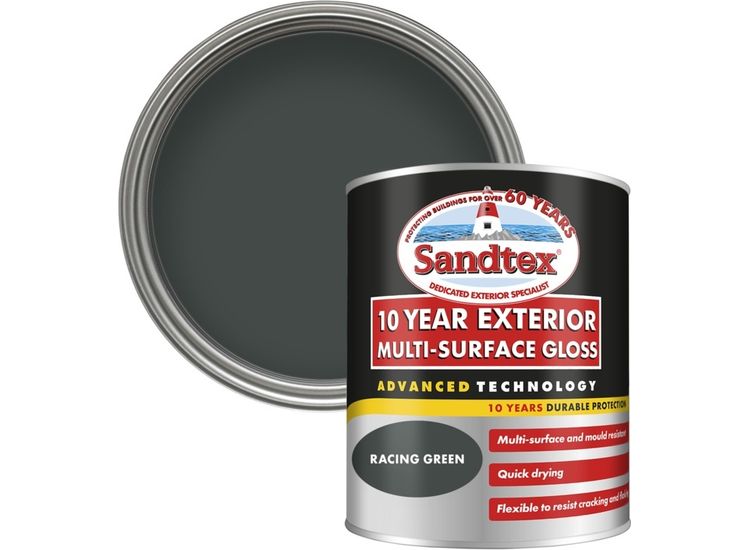 Sandtex 5101326 10 Year Multi Surface Gloss Racing Green
