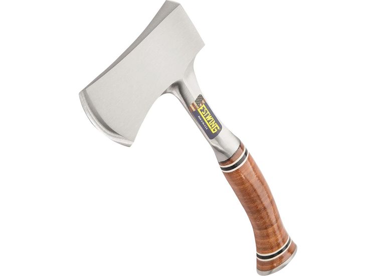 Draper 23501 Estwing E14A Sportsman's Axe with Leather Grip, 3-1/4"/83mm