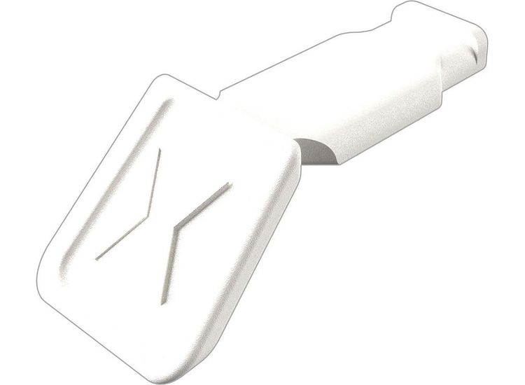 Draper 25152 KNIPEX 00 61 10 CW ColorCode Clips White (10 Pieces), 122mm