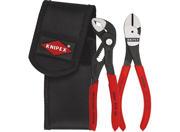 Draper 54230 KNIPEX 00 20 72 V02 Mini Pliers Set In Belt Tool Pouch