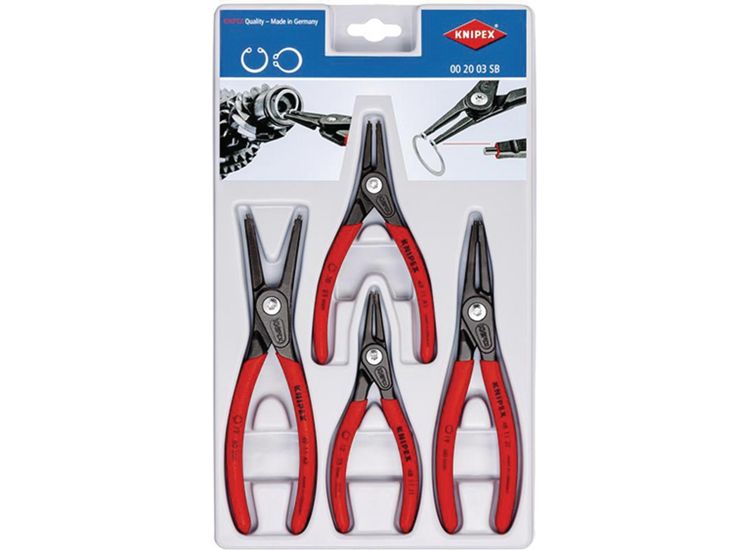 Draper 89703 KNIPEX 00 20 03 SB Precision Circlip Pliers Set