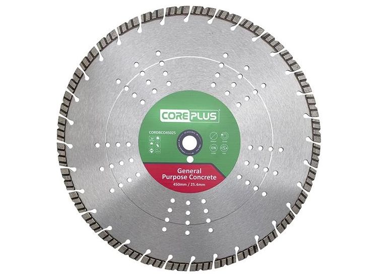 CorePlus General Purpose Concrete Diamond Blade 450 x 25mm