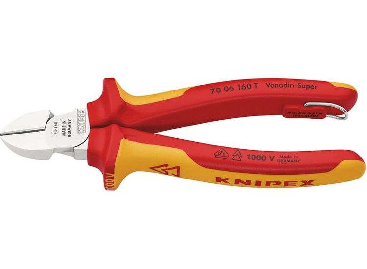 Draper 25341 KNIPEX 70 06 160 T BK VDE Diagonal Cutter, 160mm