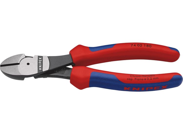 Draper 25618 KNIPEX 74 02 180 SB High Leverage Diagonal Cutter, 180mm