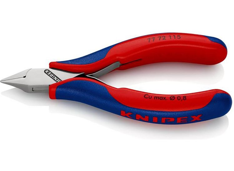 Draper 25635 KNIPEX 77 72 115 SB Electronics Diagonal Cutter, 115mm (self-service card/blister)