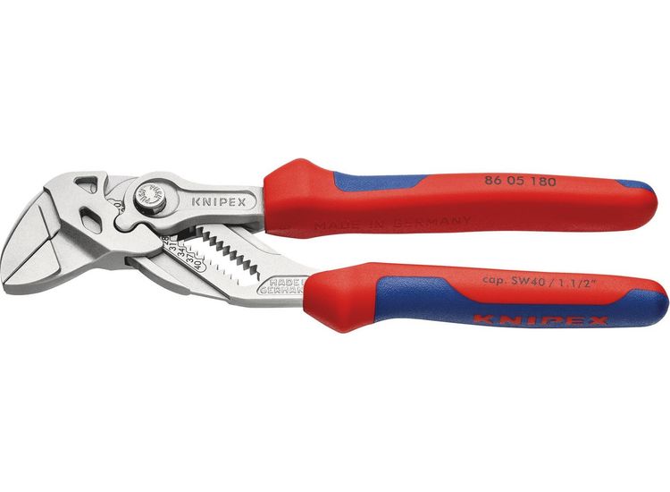 Draper 25948 KNIPEX 86 05 180 SB Pliers Wrench And A Wrench In A Single Tool, 180mm