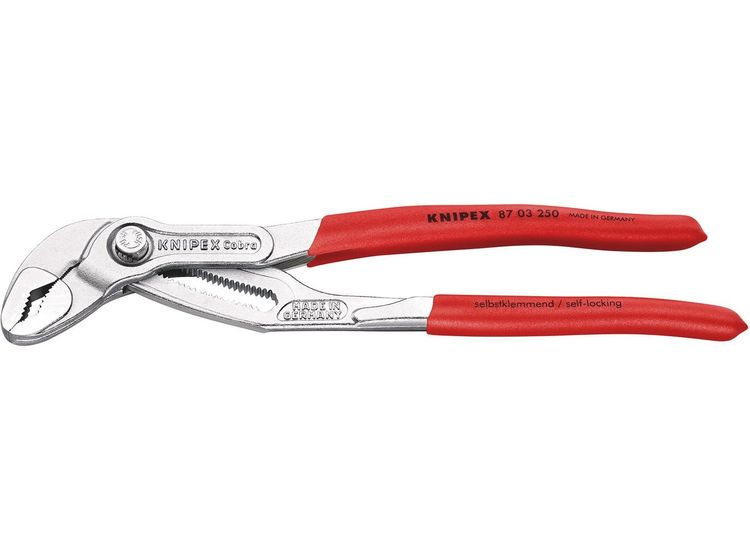 Draper 25999 KNIPEX 87 03 250 SB Cobra&amp;#174; High-Tech Water Pump Pliers, 250mm