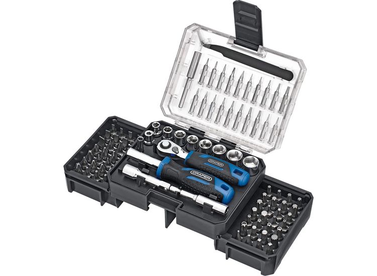 Draper 27785 Ratchet and Screwdriver Bit Set (92 Piece)