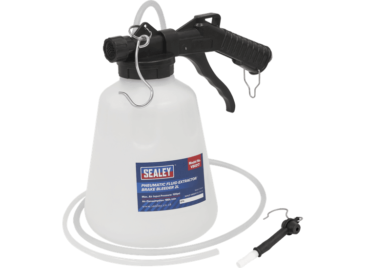 Sealey Pneumatic Fluid Extractor/Brake Bleeder 2L VS0217